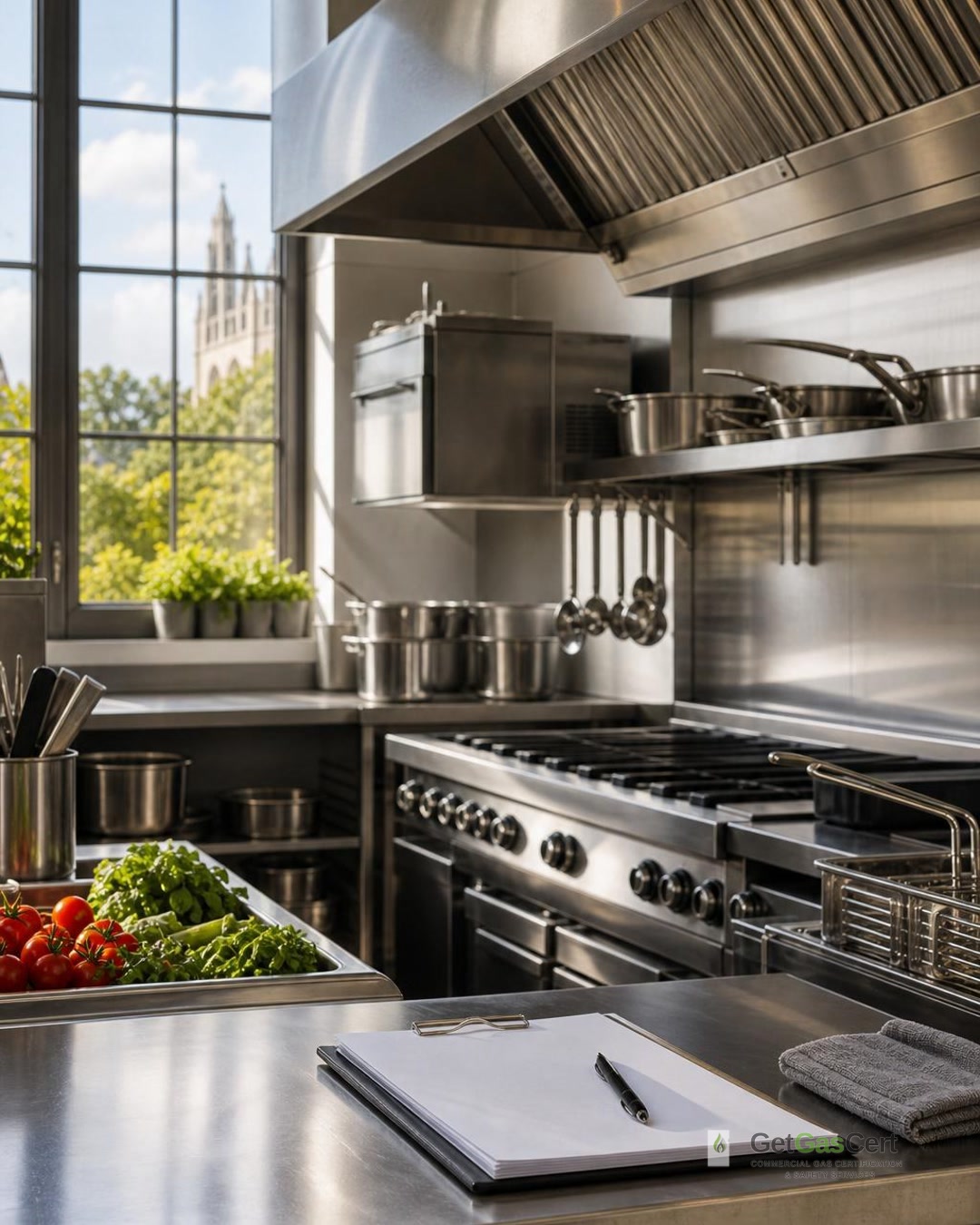 Editorial image for Summer heat, busy shifts and kitchen gas safety: a practical ‘hot service’ control plan for Cambridge catering teams (July 2026)